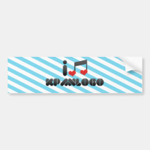 I Love Kpanlogo Bumper Sticker