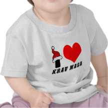 I Love Krav Maga Design Tee Shirts