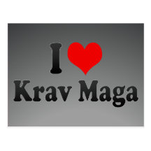 I love Krav Maga Post Card