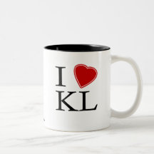 I Love Kuala Lumpur Coffee Mugs