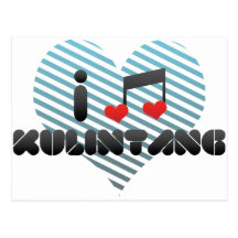 I Love Kulintang Post Cards