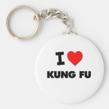 I Love Kung Fu Key Chain