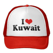 I Love Kuwait Mesh Hats