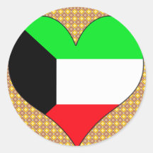I Love Kuwait Stickers