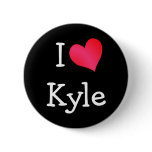 I Love Kyle buttons