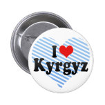 I Love Kyrgyz Pin