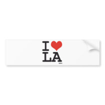 I love LA Bumper Sticker