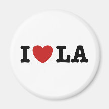I Love LA Refrigerator Magnets