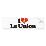 I Love La Union bumper stickers