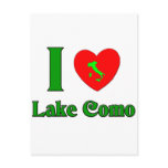 I Love Lake Como Italy Post Card