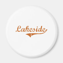 I Love Lakeside Texas Fridge Magnet