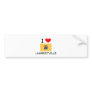 I Love Lambertville New Jersey Bumper Sticker