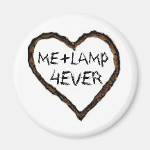 I love lamp fridge magnet