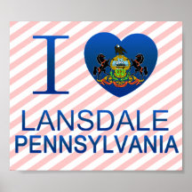 I Love Lansdale, PA Print