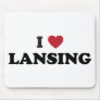 I Love Lansing Michigan Mousepad