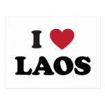I Love Laos Post Card