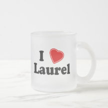 I Love Laurel Coffee Mugs