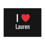 I love Lauren postcards