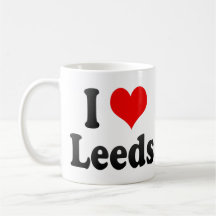I Love Leeds, United Kingdom Mug