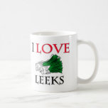 I Love Leeks Coffee Mug