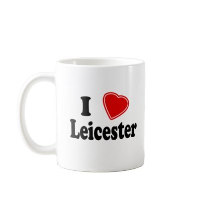 I Love Leicester Coffee Mug