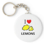 I Love Lemons keychains