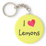 I Love Lemons keychains