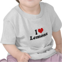 I Love Lemons Tshirts