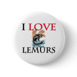 I Love Lemurs buttons