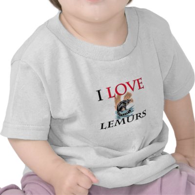 I Love Lemurs Shirts by tshirtshirts