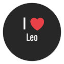 I love Leo stickers