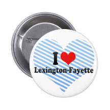 I Love Lexington-Fayette Pinback Button