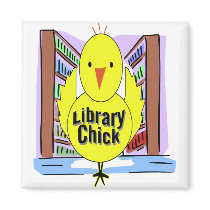 I Love Library Chicks Magnet
