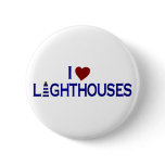 I Love Lighthouses buttons