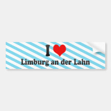 I Love Limburg an der Lahn, Germany Bumper Sticker