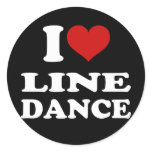 I Love Line Dance stickers