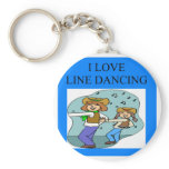 i love line dancing keychains