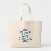 I Love Line Dancing Tote Bag