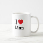 I love Linn heart T-Shirt Coffee Mug