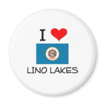 I Love Lino Lakes Minnesota magnets