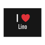 I love Lino postcards