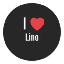 I love Lino stickers