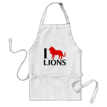 I Love Lions Aprons