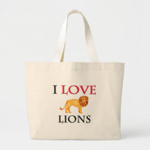 I Love Lions Bag