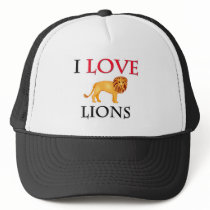 I Love Lions Mesh Hats