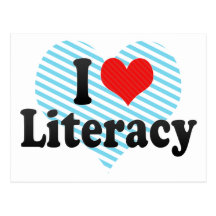 I Love Literacy Postcards