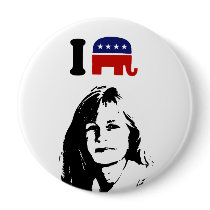 I Love Liz Cheney Button