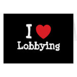 I love Lobbying heart custom personalised cards