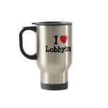 I love Lobbying heart custom personalised mugs