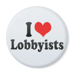 I Love Lobbyists magnets
